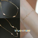 ブレスレット レディース ハート 小さめ 極細 ダイヤCZ チェーン 上品 ゴールド 可愛い 女性 20代30代40代 誕生日プレゼント 母の日ギフト