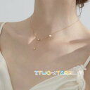 ネックレス レディース 大人可愛い ラリエット ボール リング パール シンプル Vライン 14kコーティング 彼女 女性 誕生日プレゼント 母の日ギフト