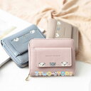 ミニ財布 レディース ミニバッグ 二つ折り 小さい シンプル 小銭入れ コンパクト ウォレット かわいい プレゼント