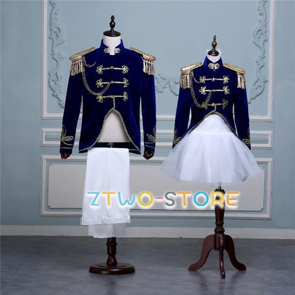 【S/M/L】演出服 王子様 ヨーロッパ風 復古風 男女 コスプレ衣装 ステージ衣装 セーラー服 写真撮影用 メンズ レディース 海軍礼服 クリスマス ハロウィ...