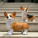 園庭 オブジェ カワイイ置物 リビング 母の日ギフト 玄関 置物 イヌ オシャレ 可愛い 癒される 北欧 ミニサイズ 動物 黄色 オーナメント インテリアオブジ...
