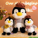 ペンギン ぬいぐるみ かわいい おもちゃ おもしろ 可愛い 寝室 ふわふわ 動物 人形 ベッドルーム プレゼント 店飾り 母の日 誕生日 ブラック 入学祝い
