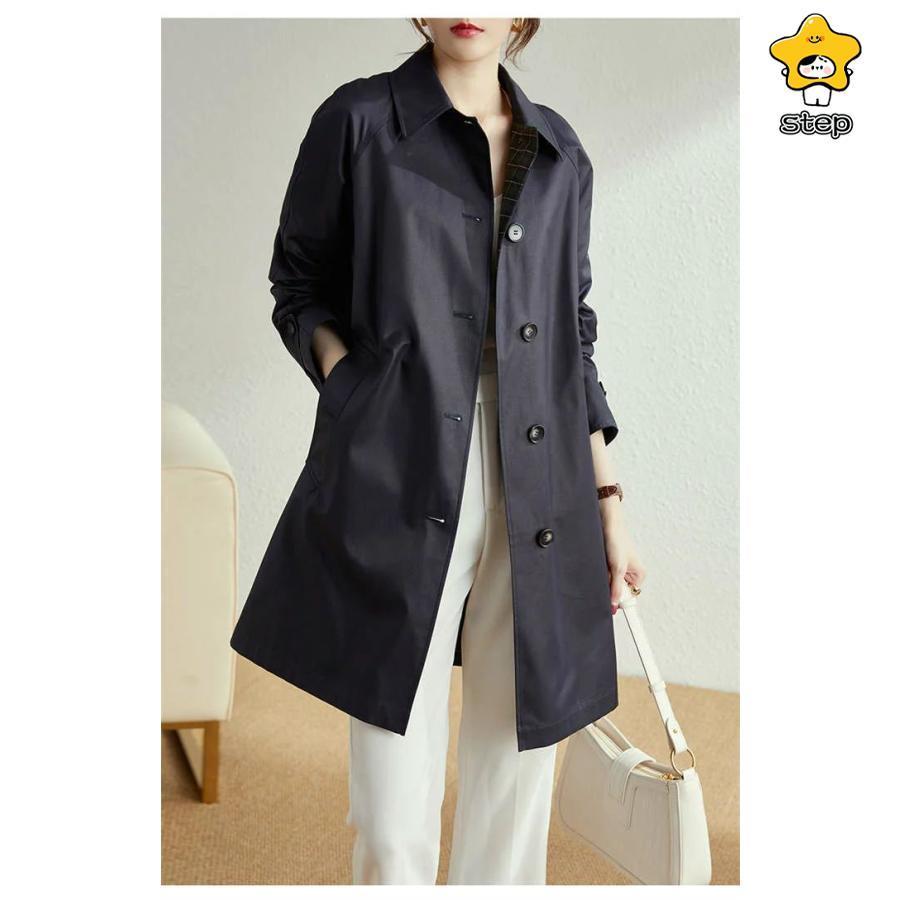 スプリングコート トレンチコート レディース ロングコート 春 秋 春服 秋服 ロング コート アウター ロングジャケット 羽織 秋 トレンチ コート アウター マウ
