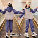 ジャージ 子供服 新作 おしゃれ パーカーセット 女の子 運動着 スウェット セットアップ キッズ ジュニア スポーツウェア 部屋着カジュアル