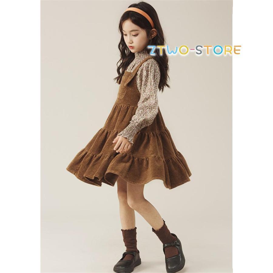 子供服 セットアップ キッズ お しゃれ 女の子 長袖 春秋 秋着 2点セット 通学 ブ...