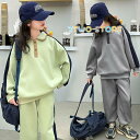ジャージ 子供服 秋新作 長袖 パーカー セットアップ キッズ カジュアル 女の子 パンツセット スウェット スポーツウェア 春秋着