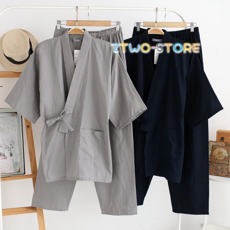 パジャマ メンズ 父の日 プレゼント ギフト セットアップ 快適 快眠 ガーゼ メンズ 綿100% パジャマ 結..