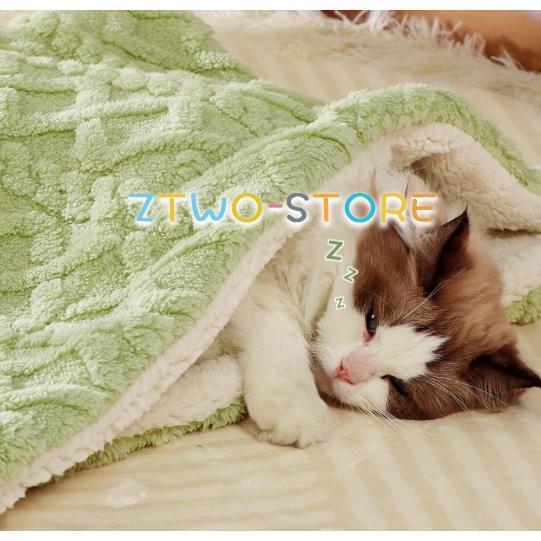 ペット用毛布 犬 猫 毛布 モコモコブランケット 冬寒さ対策 ペット用品 犬猫ペット用マット 犬 猫 グッ..