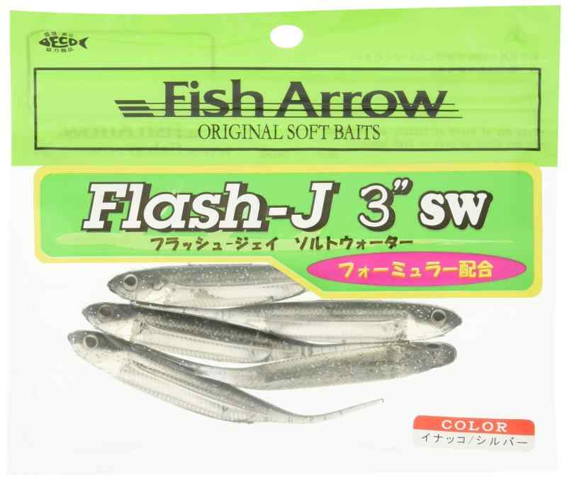 Fish Arrow(フィッシュアロー) ルアー フラッシュJ 3 SW #112 イナッコ/シルバー