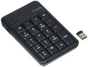 エレコム USB-A テンキー ワイヤレス(レシーバー付属) メンブレン 1000万回高耐久 ブラック TK-TDM017BK安定した通信で快適に操作できる2.4GHzのワイヤレステンキーパッドです。最大1000万回のキーストロークに耐える丈夫なキーを採用しています。Excelでの作業に便利な[Tab]キーと、数字の入力に便利な[00]キーが付いています。NumLockのオン/オフの状態がひと目でわかるLEDランプを装備しています。本体側面に電源ON/OFFスイッチを装備しています。電池の交換時期をお知らせする電池残量表示ランプを搭載しています。専用ドライバなどのインストール作業は不要で、接続するだけですぐに使用できます。対応機種:USBポートを装備したPC/AT互換機、対応OS:Windows 10、Windows 8.1、Windows 7(SP1)、Windows XP(SP3)