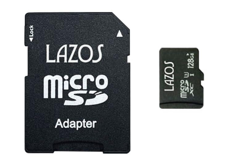 LAZOS microSDXC ꡼ 128GB UHS-I U3 CLASS10 ѥå
