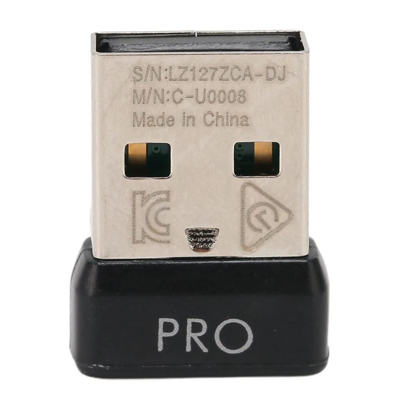 USBマウスレシーバー、G502 LIGHTSPEEDと互換性のある2.4GHzワイヤレスマウスレシーバー、マウスアダプターの交換 毎日のオフィス用のポータブルABS小型マウスレシーバー