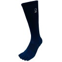 Palourde パルード 重心ソックス JushinSOX ロングネイビー 日本製 整筋ソックス フィット感 5本指 衝撃クッション グリップアップ