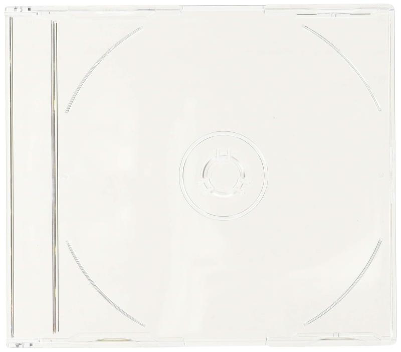オーバルマルチメディア 7mm厚 マキシCDケース CD DVD1枚収納ケース クリア 5個