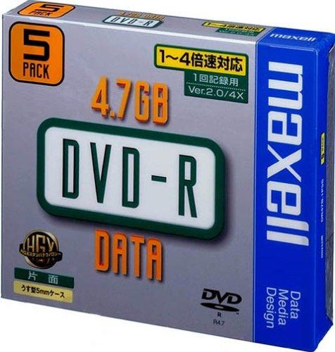 maxell DR47B1P5S DVD-Rディスク(4.7