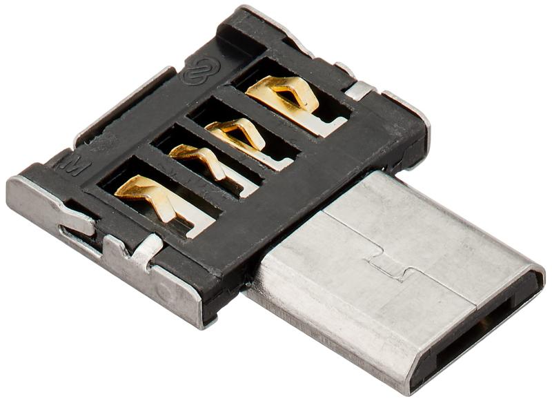 Mini DM Micro USB5 Pin OTG adaputakonekuta Mobile Phone, Tablet, and USB Cable and Flash Disk,black,set of 6