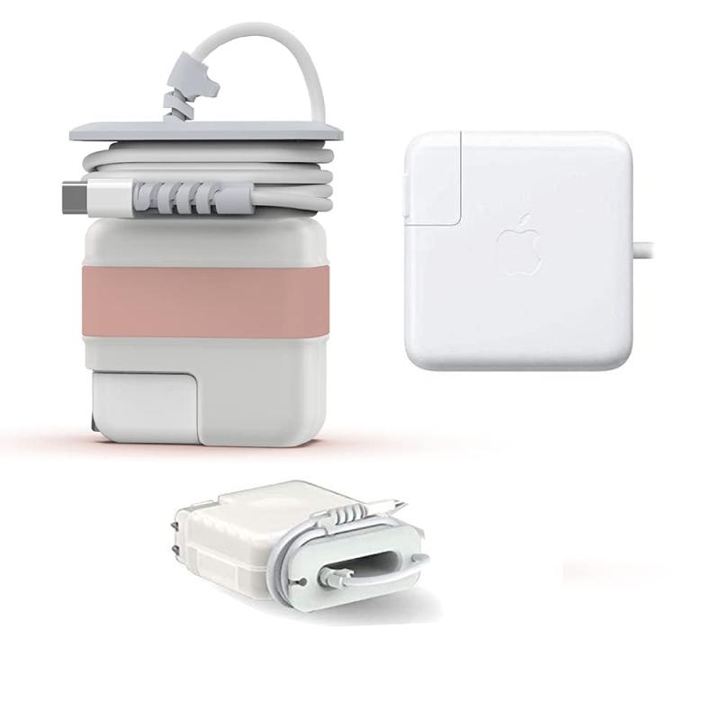 楽天ズボラ美EVOLVE MacBook Pro&Air 充電器保護カバー（オリジナルUSB-C電源アダプター用）ポータブル保護充電ケース（充電式ケーブル管理ワインダー付き）