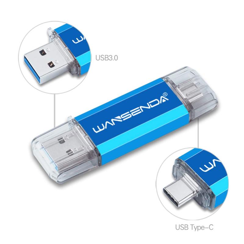 Wansenda Type-C USBメモリスマートフォンとパソコンで使えるType-C USB + USB 3.0両用メモリ…