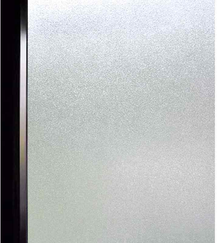 DUOFIRE 窓 めかくしシート 窓用フィルム 目隠しシール すりガラス調 断熱遮熱 結露防止 飛散防止 UVカット 浴室 風呂 玄関目隠し 水で貼る 貼ってはがせる 外から見えない 淡白DS001