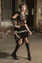 スチームパンク スカート ミドル丈 レース コスプレ カジュアル コスチューム エスニック 女性 アフリカン風 仮装 変装 レディース