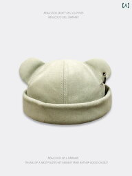 帽子 キャスケット 猫耳付き コットン ニット帽 レディース 秋冬 ストリート ヒップホップ 保温性 防寒 ファッションアイテム