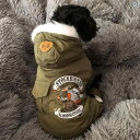 ドッグ ウェア ペット服 犬 猫 小型犬 チワワ ビション テディ ポメラニアン 服 秋冬 ジャケット 暖かい 厚手 フード付き 4本足 ファー カジュアル かわいい