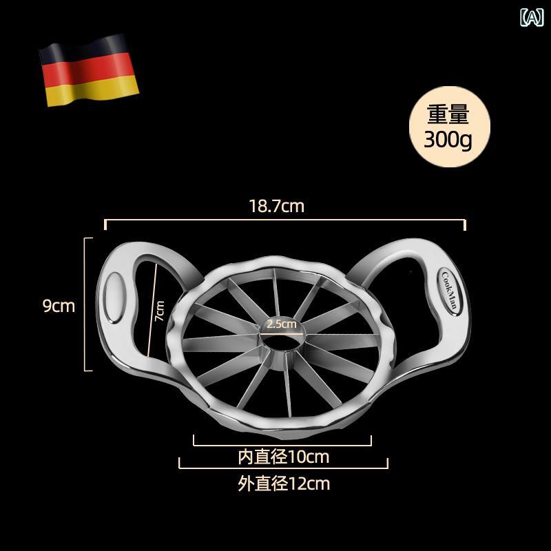 304ステンレス リンゴ フルーツ 切断 多機能 芯抜き機 パターン スライス ダイシング ディバイダー リンゴカット カッター キッチン