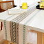 テーブルランナー おしゃれ テーブルフラッグ レトロ コットン リネン テーブルカバー シンプル モダン 断熱 テーブルマット 長方形 北欧