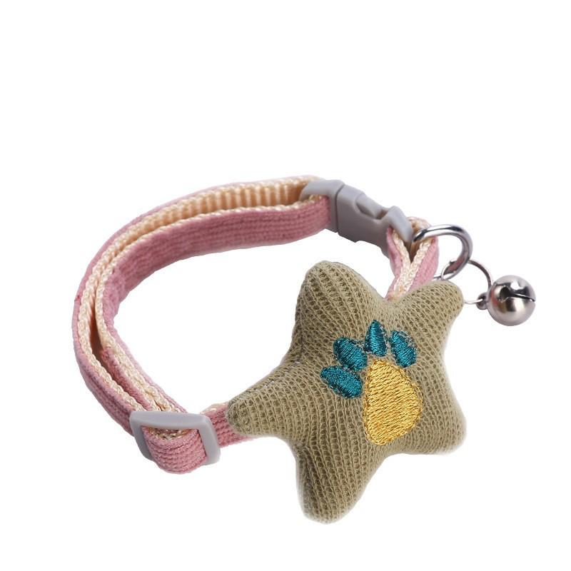 ペットグッズ 犬猫用 首輪 ネックレス かわいい 調節可能 首 運ぶ 散歩 鈴 小型 ベル