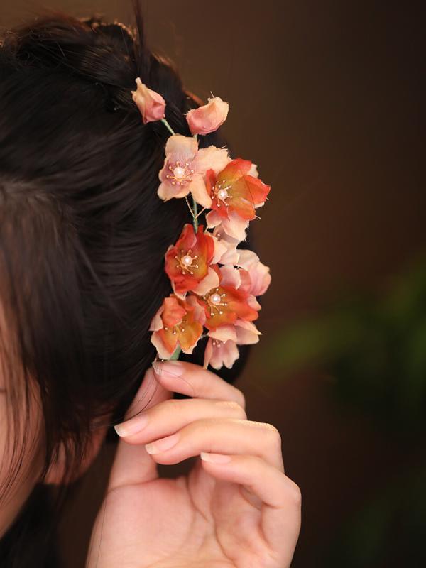 レディース アクセサリー 上品 エレガント ヘッドアクセサリー ヘッドパーツ ヘアピン 華やか ヘアアクセサリー