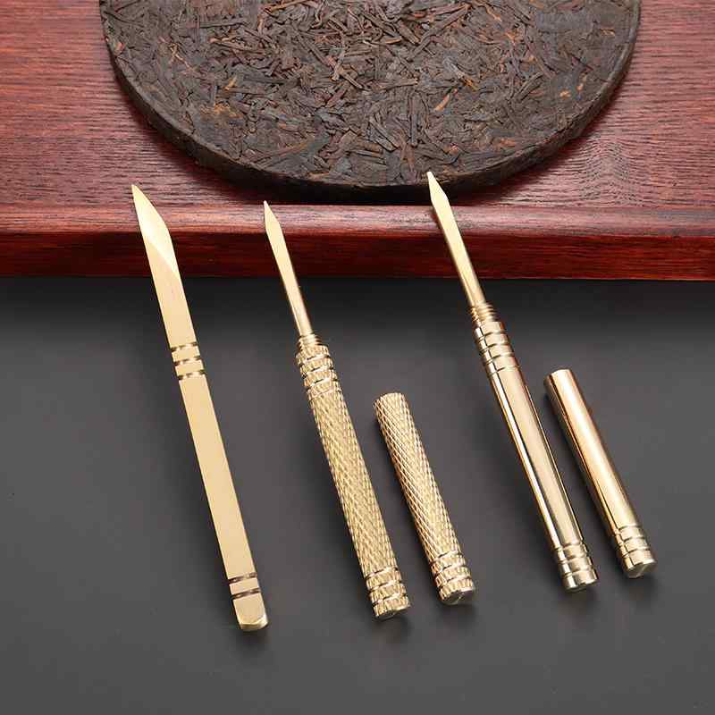 ティーセット 茶道具 ナイフ 茶 家庭用 真鍮 中国風 ツール 145cm 148cm レトロ 日常生活