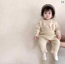 ベビー服 セーター オーバーオール セットアップ 暖かい 秋 かわいい キュート ホームウェア ギフト ベビー用品 子供服