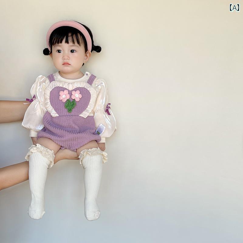 ベビー服 ロンパース オールインワン ジャンプスーツ 暖かい 秋 かわいい キュート ギフト 赤ちゃん 用品