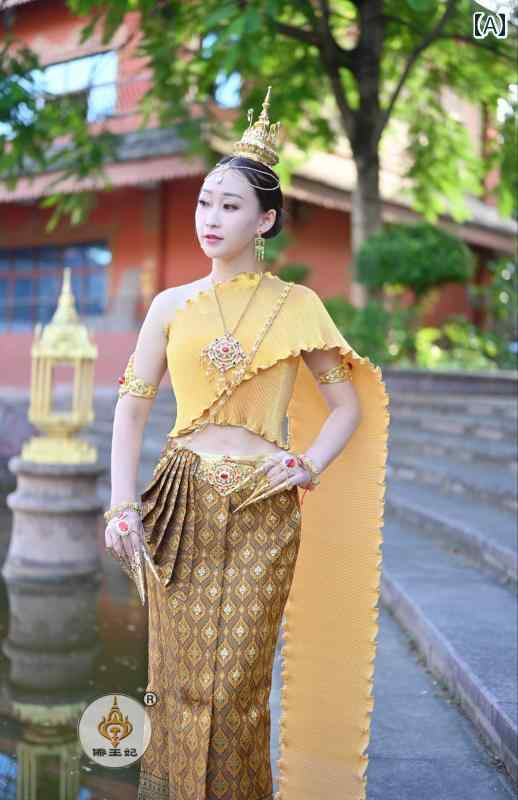 民族衣装 タイ エスニック アジアンテイスト 伝統的 レトロ フェスティバル 衣装 コスチューム ドレスコード レディース