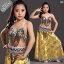 キッズ ジュニア ダンス 子供用 ベリーダンス パフォーマンス スーツ インド風 衣装
