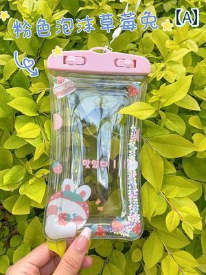 スマホカバー かわいい 携帯電話 防水 バッグ ユニバーサル タッチ スクリーン 水泳と ダイビング カバー 韓国 スマホ