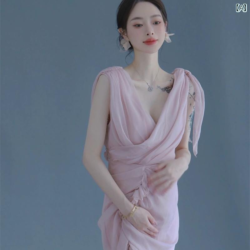 マタニティ フォト 衣装 おしゃれ 記念 写真 撮影 ピンク スタジオ フリーサイズ ドレス ワンピース かわいい