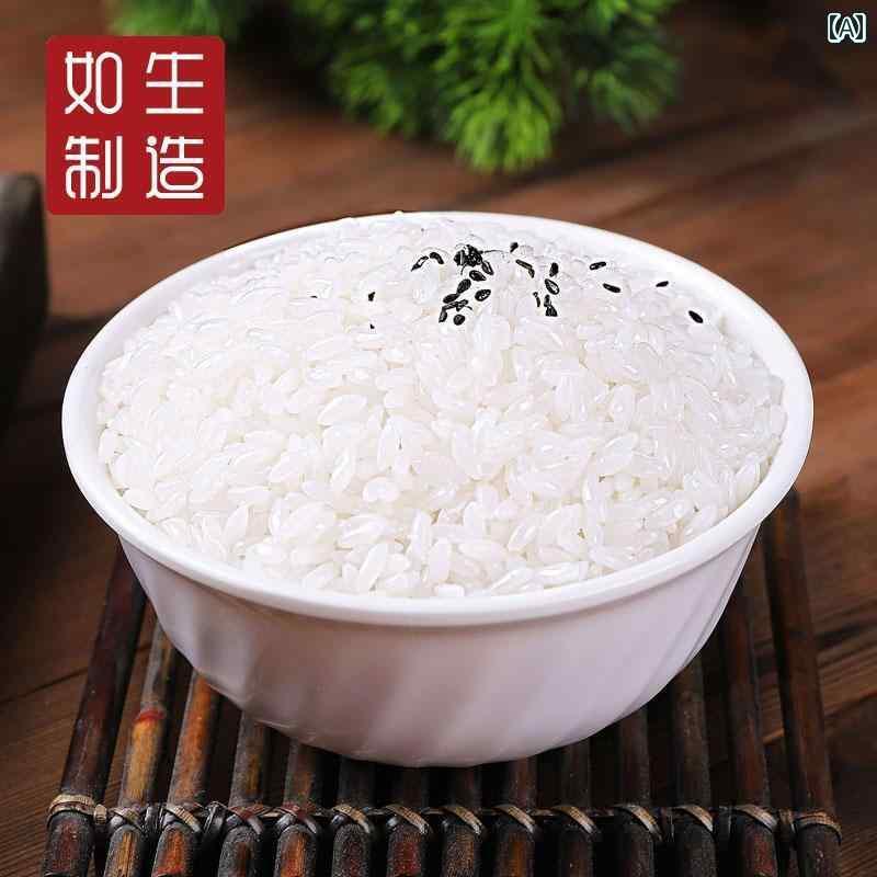 食品 サンプル リアル 見本 撮影 小道具 ディスプレイ 装飾品 フェイク 模擬 米 シンプル ご飯 白米 ゴマ