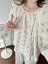 パジャマ レディース 花柄 長袖 綿 ガーゼ 春秋 大きいサイズ 薄手 女の子 ホームウェア セット ラウンドネック ナイトウェア ルームウェア