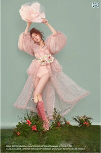 レディース ファッション おしゃれ フォト スタジオ 魅惑的 写真 衣装 美しい 個人的 プライベート ルーム アート パフォーマンス フリーサイズ ピンク