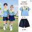 子供服 キッズ ファッション 男の子 女の子 英国 制服風 カレッジ 文学 ツーピース 夏 カジュアル スポーツ