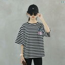 女の子 ストライプ Tシャツ 綿 子供服 夏服 子供服服 トップス 黒 ワイドパンツ 薄手 通気性 キッズ スポーツ 半袖