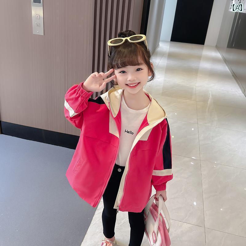 子供服 コート ウインドブレーカー ジャケット 春秋 かわいい キュート 通園 通学 女の子 キッズ