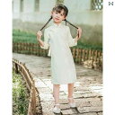 漢服 民族衣装 かわいい 子供服 女の子 プリンセス チャイナ風 ドレス ファッション オールシーズン ミディアム スカート レトロ 長袖