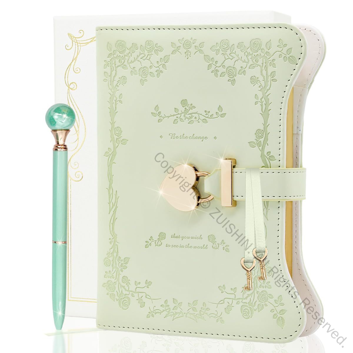 鍵付きノート 日記帳 鍵付き 日記 B6サイズ ノート 鍵付き 詰め替え可能 横罫 子供 小学生 女の子 プレゼント 鍵付き日記帳 PUレザー 秘密ノート 女性...