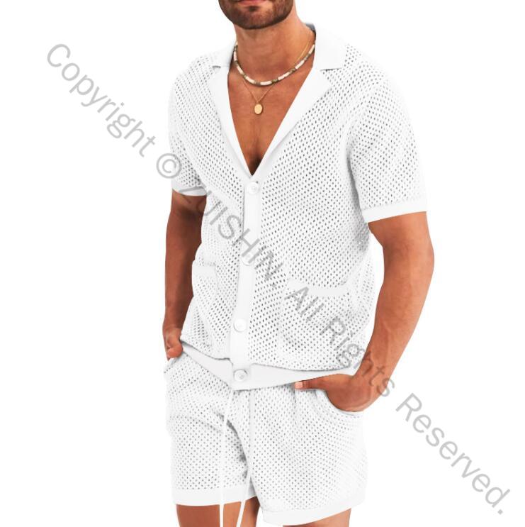 セットアップ メンズ 接触冷感 半袖Tシャツ ハーフパンツ メッシュ 上下セット ストレッチ 夏物 通気性抜群 部屋着 アウトドア ゆったり カジュアル 大きいサイズ対応