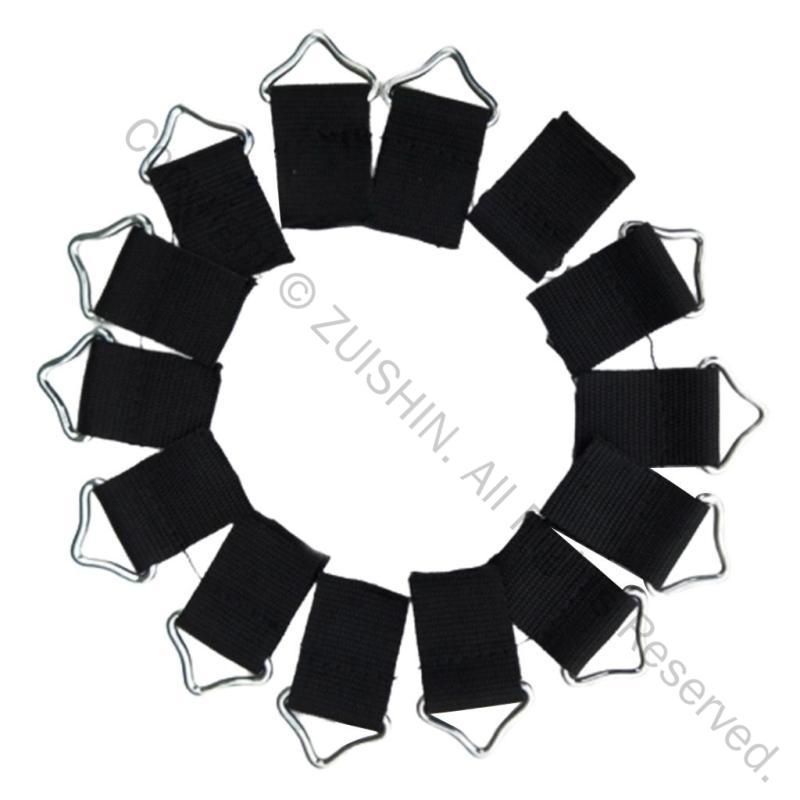 10個セット トライアングルリングバックル 内径1.5インチ トランポリンマット用 強度抜群 耐久性に優れた安全設計 アウトドアやスポーツ用品補修に最適