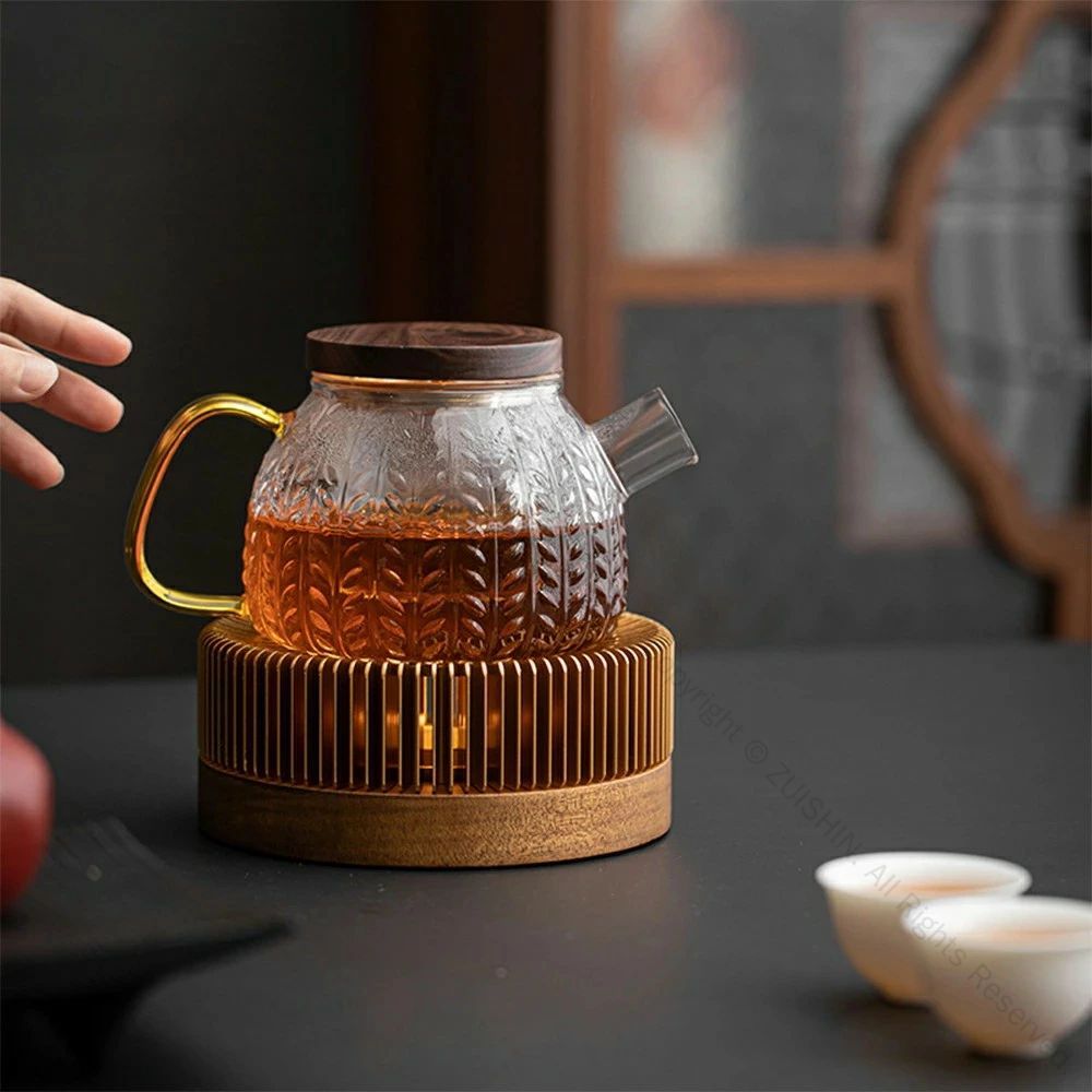 癒しのティーウォーマーキャンドルスタンド保温ウォーマー茶香炉ティーストーブティーポットスタンドポ..