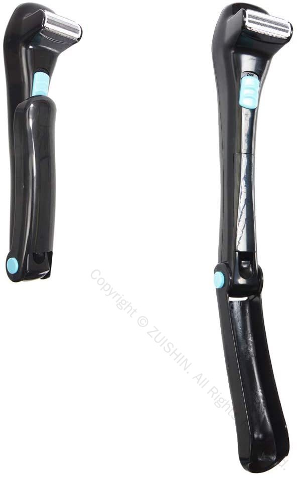 折り畳み背中毛シェーバー セルフカット対応 ムダ毛処理専用 シェービング用孫の手付き 背中ケア用品 ..