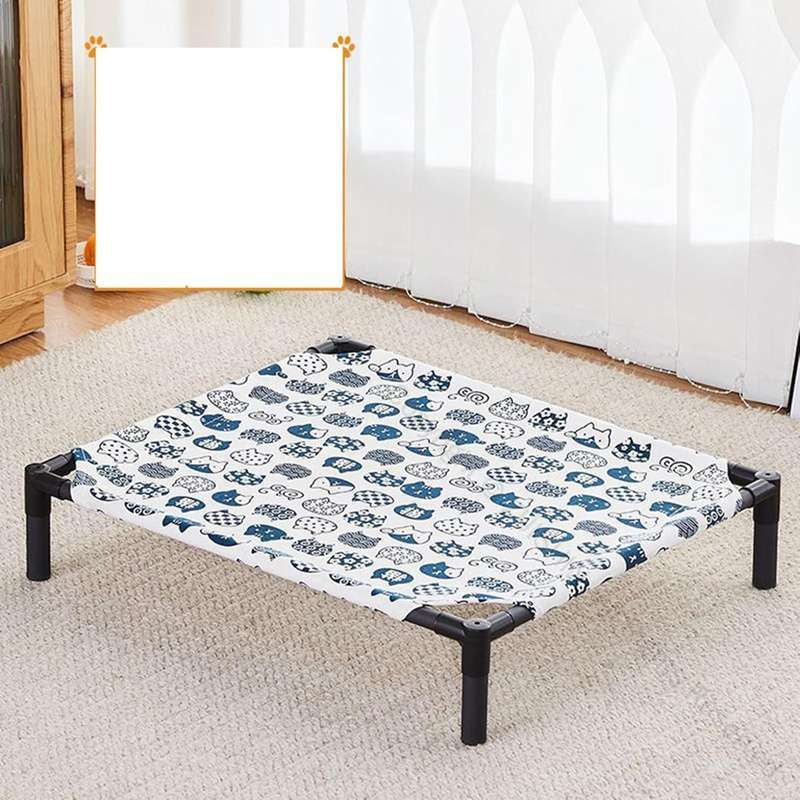 高架式犬用ベッド 脚付きコット キャンプベッド 屋外用犬ベッド 高架式冷却ペットベッド 取り外し可能..